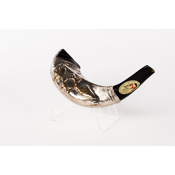 Buy a silver-plated ram's shofar